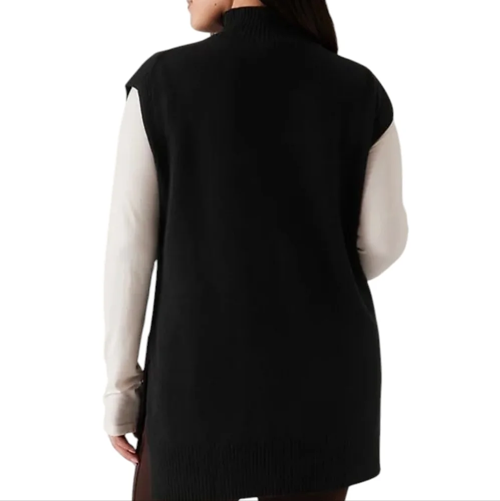 ATHLETA Alpine Tabard Cashmere Blend Sleeveless Sweater - Picture 2 of 15